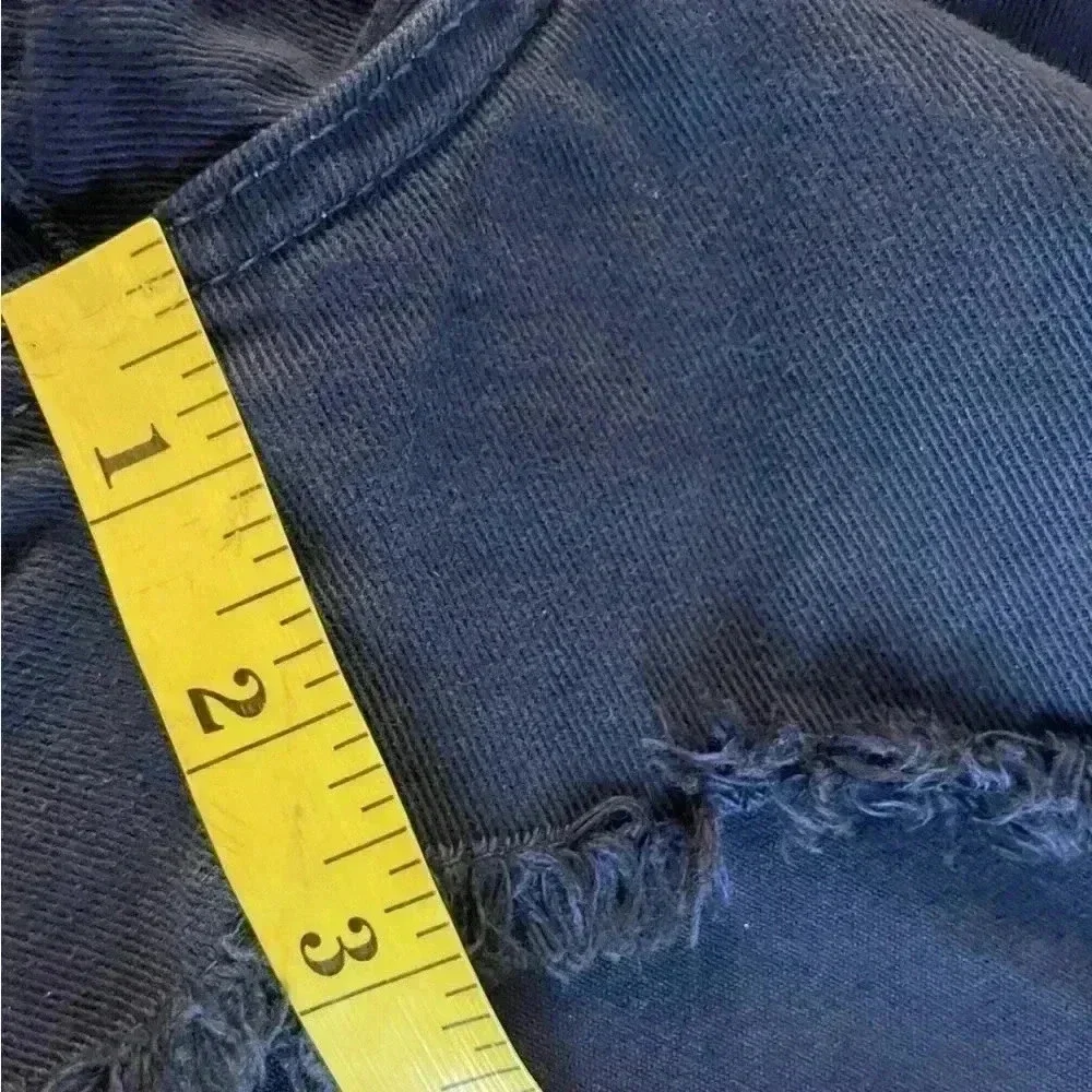 Free People Frayed High Rise Denim
Shorts Size 30 Blue - Picture 5 of 6
